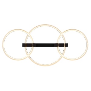 Plafoniera LED metal negru FLETCHER D2 - Img 8