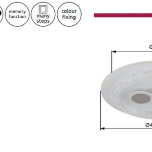 Plafoniera LED moderna KRISWALL 49,5cm - Img 11