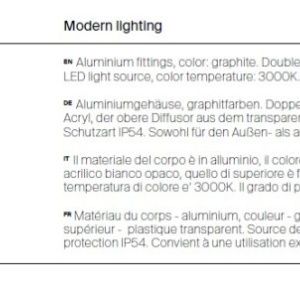 Plafoniera LED pentru exterior IP65 Mon 227080 universul-luminii.ro