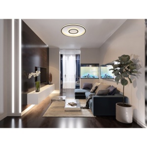 Plafoniera LED slim cu efect 3D CARA 250720 universul-luminii.ro