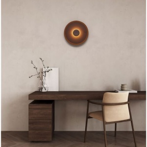 Plafoniera LED stil modern DORELL maro inchis - Img 5