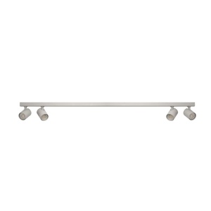 Plafoniera liniara alba cu 4 spoturi EXO 4, 120cm
