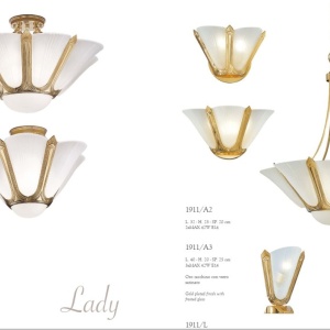 Plafoniera LUX design clasic realizata manual Lady 48cm 225250 universul-luminii.ro