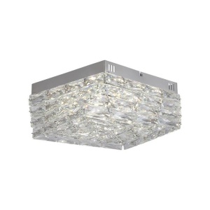 Plafoniera metal cromat si sticla LED Modena 627220 universul-luminii.ro