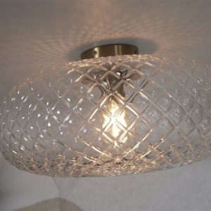 Plafoniera moderna design decorativ Venice auriu/transparent 141850 universul-luminii.ro