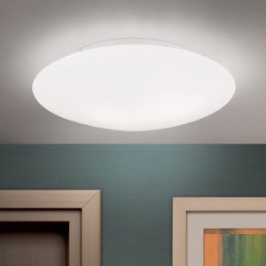 Plafoniera moderna diametru 37cm, Alba 94940 universul-luminii.ro