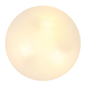 Plafoniera pentru exterior design modern IP44 Vranos negru, opal 30cm 134830 universul-luminii.ro