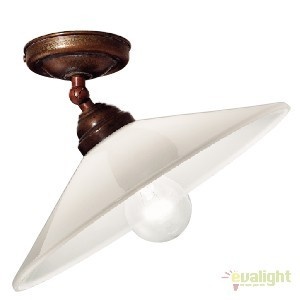 Plafoniera rustica fabricata manual, diam.30cm, Tabia 212.03.OV