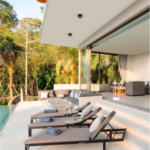 Plafoniera tip spot LED iluminat exterior IP54 JAX antracit 558700 universul-luminii.ro