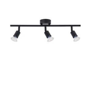 Plafonirea cu 3 spoturi design minimalist LUP negru