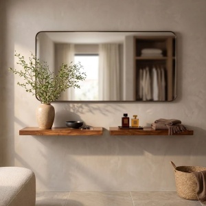 Polita, raft perete din lemn de sheesham PURE 60cm - Img 4