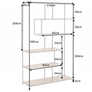 Raft design industrial Slim Line 185x115cm - Img 6