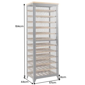 Raft pentru 72 sticle de vin Bodega 185cm - Img 7