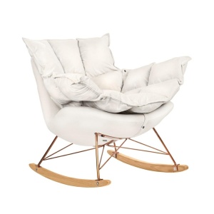 Scaun balansoar SWING VELVET bej