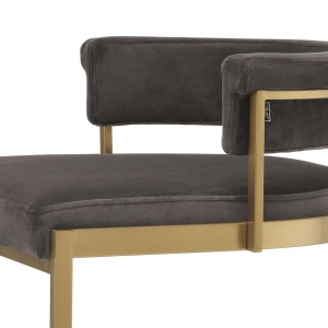 Scaun bar design LUX, Counter Stool Dante, gri 115839 HZ - Img 4