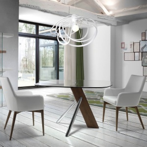 Scaun cu brate design italian Sublim AC-DC627-ARM - Img 9