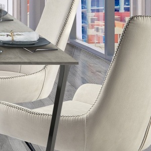 Scaun cu roti design elegant Diane - Img 4