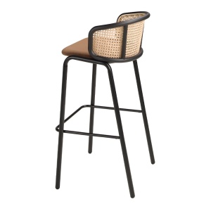 Scaun de bar design modern Rattan - Img 5