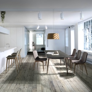 Scaun de bar tapitat design italian Gerda AC-CS788 - Img 7