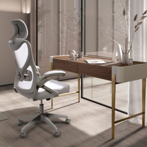 Scaun de birou pivotant design LUX Grey - Img 9