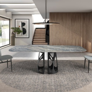 Scaun deosebit design LUX Light grey - Img 5