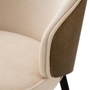 Scaun design elegant LUX Camerota, Sabino beige - Img 9