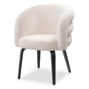 Scaun design elegant LUX Novelle, Lyssa off-white