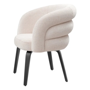 Scaun design elegant LUX Novelle, Lyssa off-white - Img 4