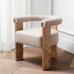 Scaun design LUX, Furnir Burl Mappa, Maro, Percy - Img 2