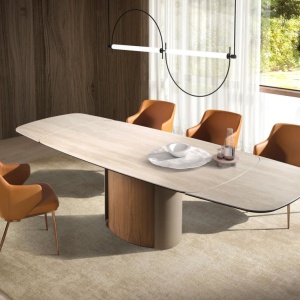 Scaun design LUX, Metal, Piele Sintetica 4162 - Img 9