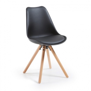 Scaun design modern LARS negru EC005S01 JG