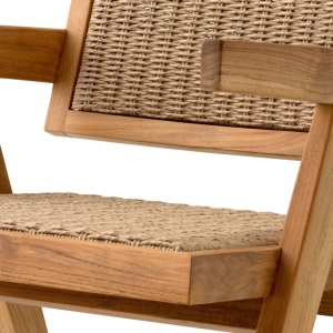 Scaun design natural pentru interior si exterior Kristo - Img 2