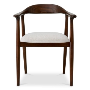 Scaun elegant design LUX Beale maro/ crem - Img 3