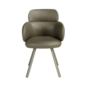 Scaun modern design italian Olive green - Img 5