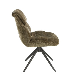 Scaun modern pivotant Olive green - Img 9