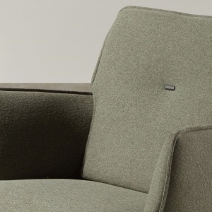 Scaun modern pivotant Olive green - Img 8
