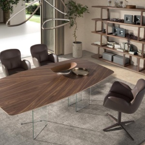 Scaun modern pivotant piele sintetica Maro - Img 7