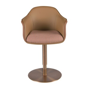 Scaun pivotant cu inaltime reglabila Stool maro - Img 5