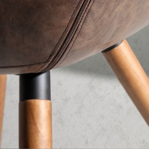 Scaun tapitat design italian Mink AC 4073-F3229 - Img 9