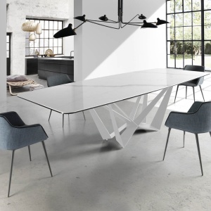 Scaun tapitat design italian Tomika AC-A116 - Img 13