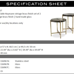 Set de 2 masute LUX Haymann - Img 4