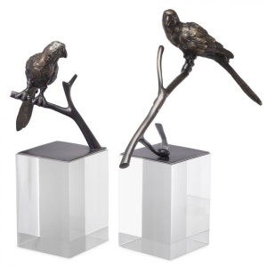 Set de 2 obiecte decorative LUX Morgana, bronz 114143 HZ