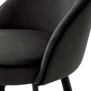 Set de 2 scaune de bar pivotante, design LUX, Bar Stool Cooper gri inchis - Img 5