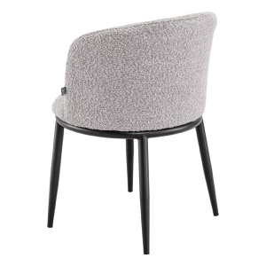 Set de 2 scaune LUX Filmore Boucle gri - Img 5