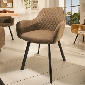 Set de 2 scaune Palermo, taupe A-39343 VC - Img 6