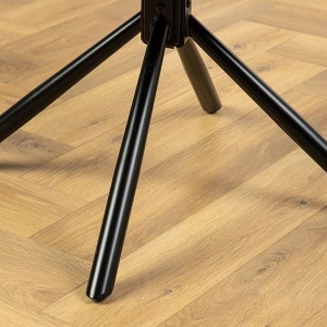 Set de 2 scaune pivotante SIGNATURE piele naturala taupe - Img 8