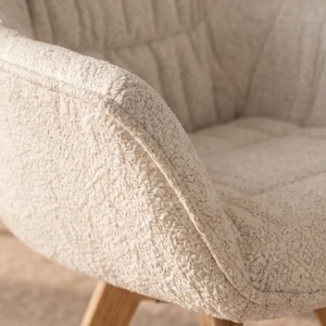 Set de 2 scaune pivotante The Dutch Comfort boucle bej - Img 8