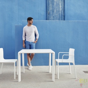 Set de 4 Scaune moderne cu brate de exterior / interior design premium KES CHAIR 64017 Vondom - Img 3
