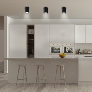 Spot aplicat design minimalist Kobald negru mat - Img 3