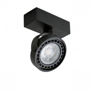 Spot aplicat directionabil JERRY 1 negru ZZ AZ1367 - Img 1